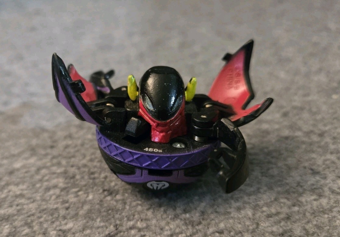 Bakugan Preyas Diablo 480G Black Darkus B2 Battle Brawlers *Single Open Side*