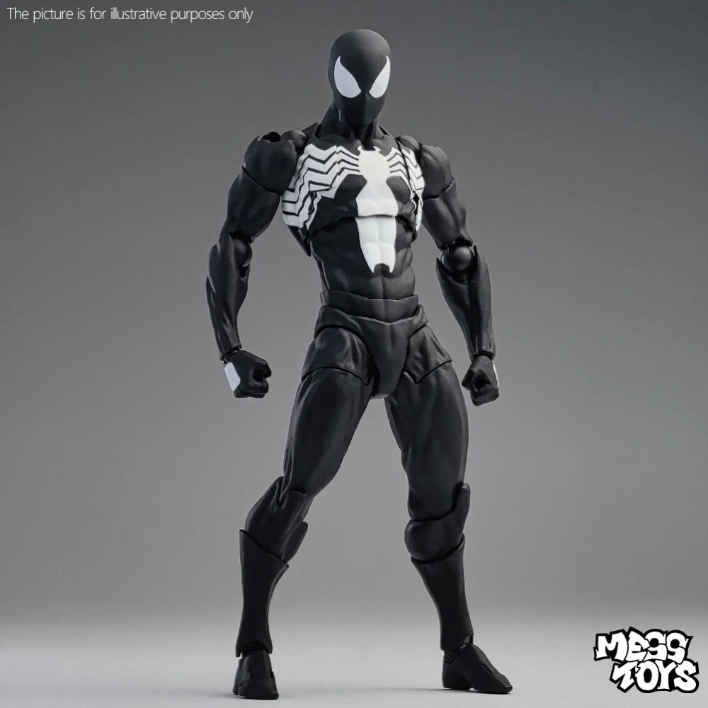 CT Toys Messtoys Symbiote Spider-Man Black Suit Action Figure Boxed – Marvel Ven