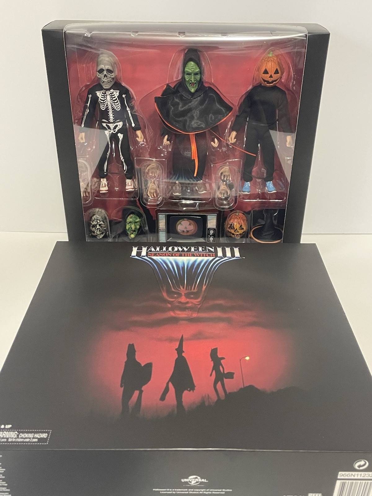 HALLOWEEN III Season of the Witch 3-Figure Set NECA Silver Shamrock Novelties!