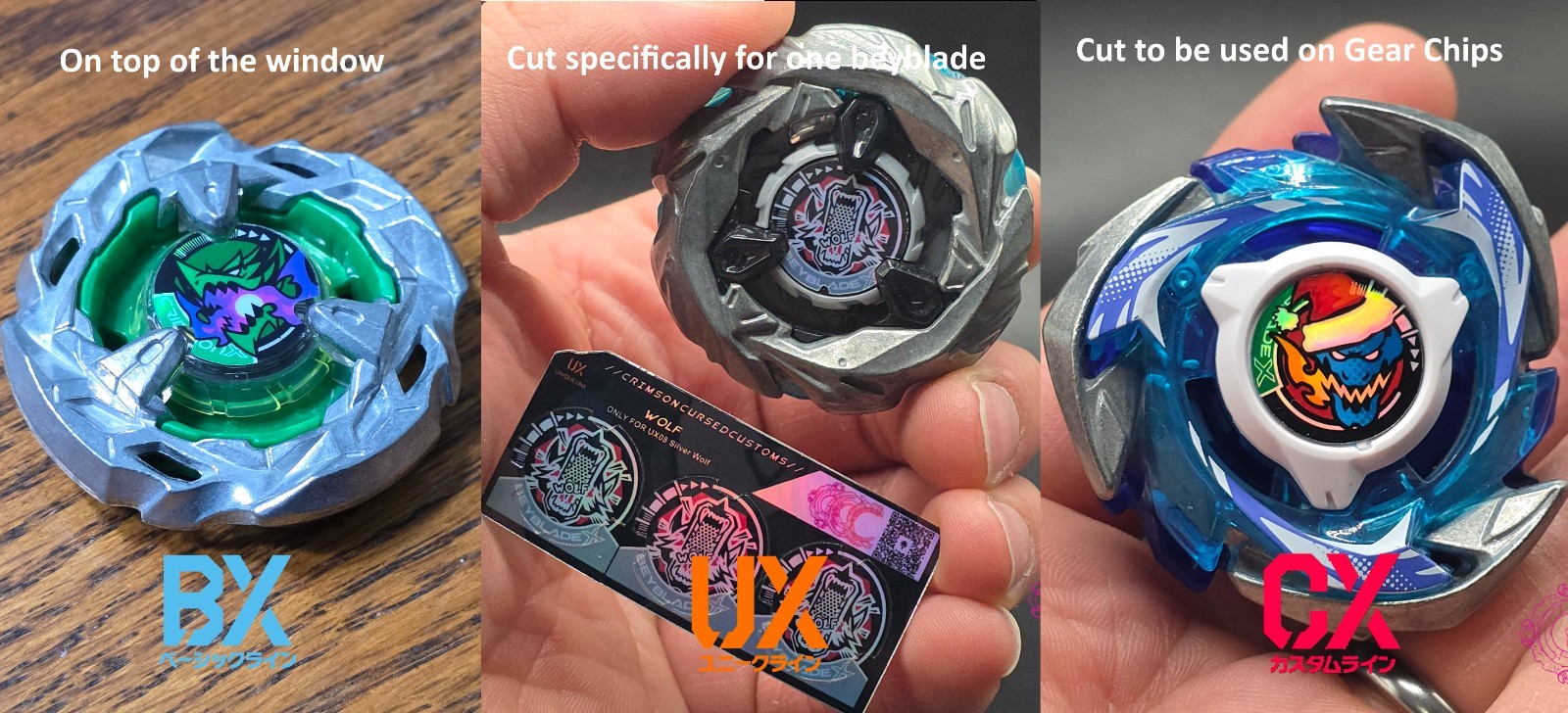 Beyblade X Sticker Print Service