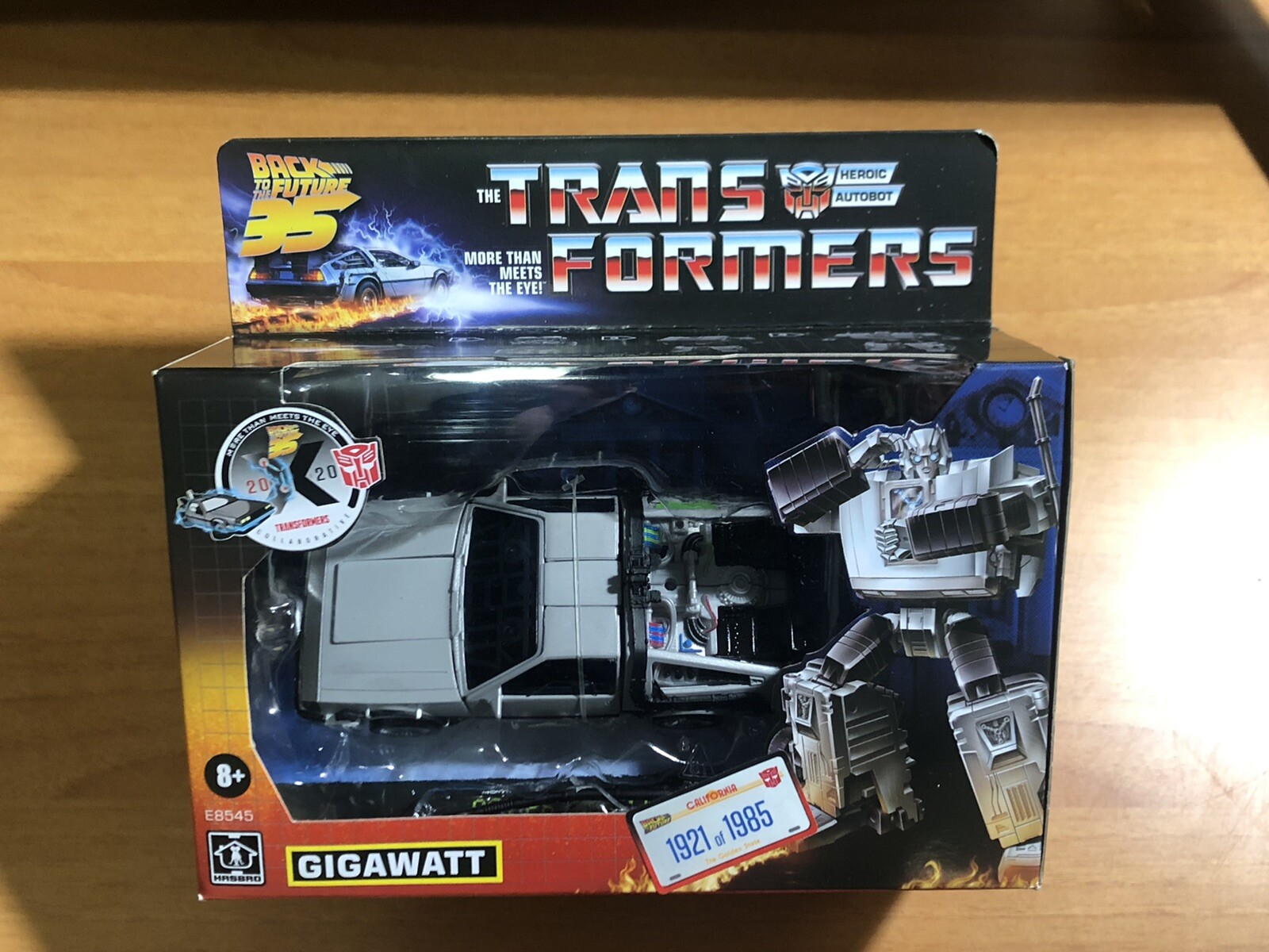 Transformers Gigawatt X Back to the Future 35th Anniversary Number 1921 Of 1985