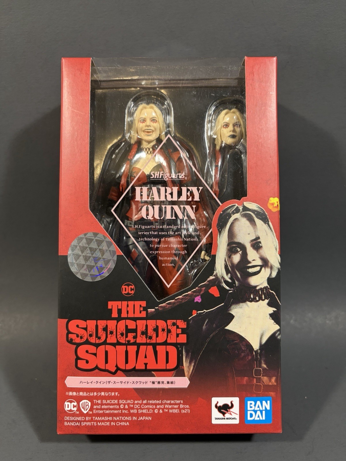 DC BANDAI SH FIGUARTS THE SUICIDE SQUAD HARLEY QUINN 6” FIGURE US SELLER