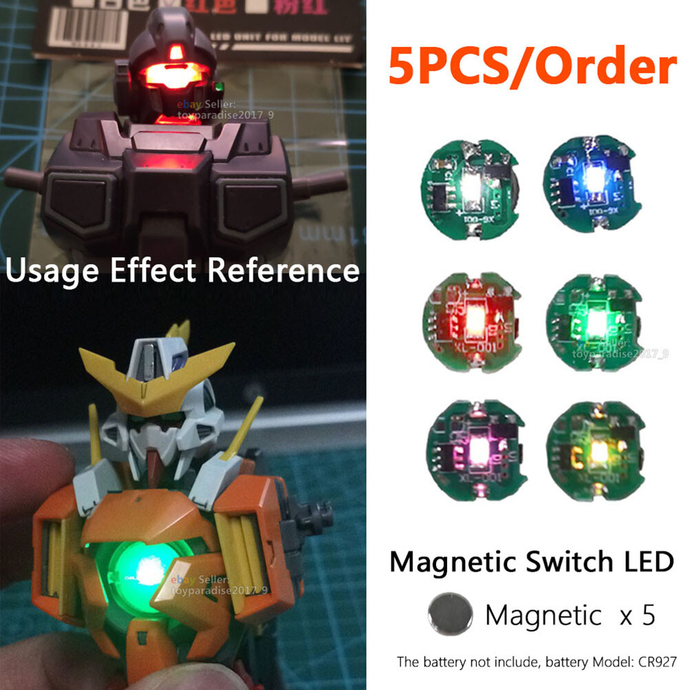 MG-GNx5: Magnetic Switch LED (5PCS) For Gunpla Model Kit MG 1/100 Gun Dam