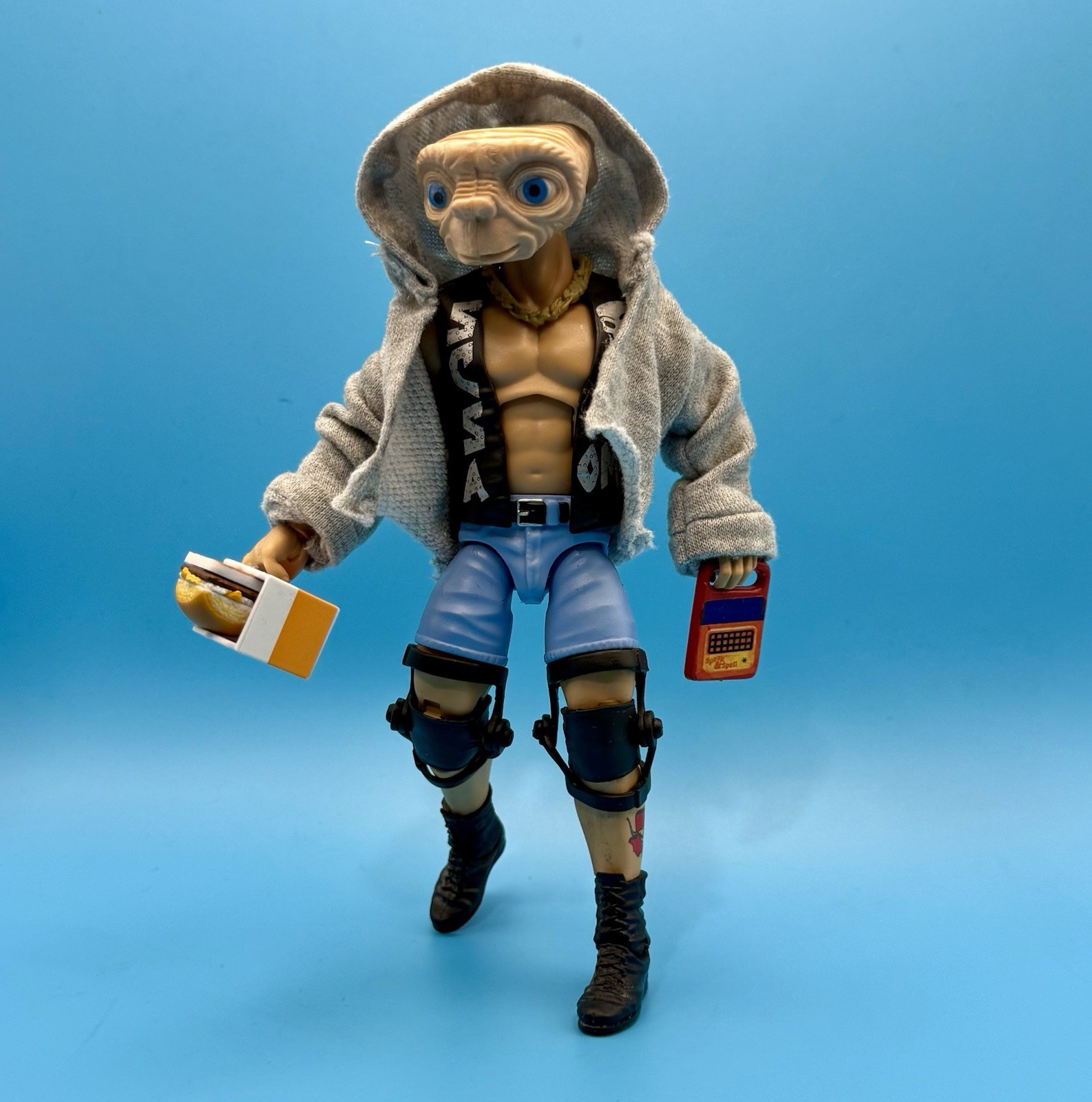 Custom Stone Cold E.T. Action Figure In Resealable Clamshell WWE Elite