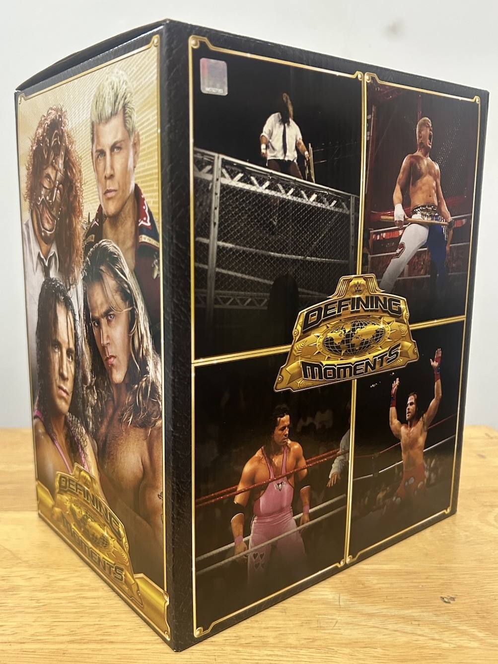 WWE DEFINING MOMENTS EMPTY BOX NO FIGURES BOX ONLY BRET SHAWN CODY MANKIND 2023