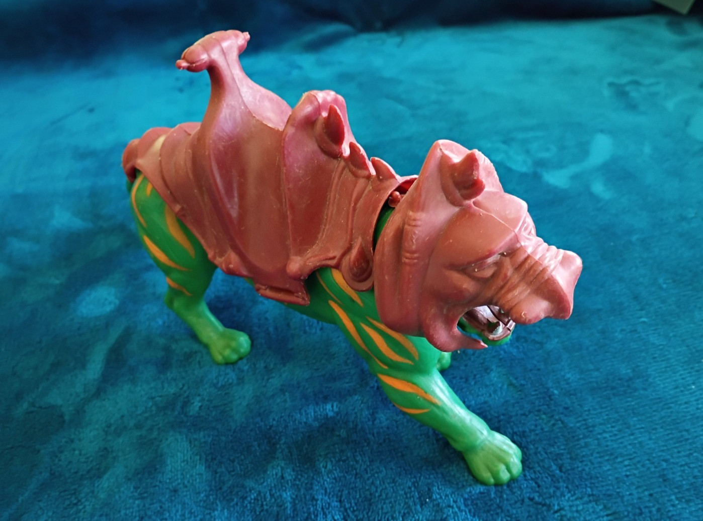 Vintage MOTU He-Man Battle Cat Tiger w/Accessories 1982