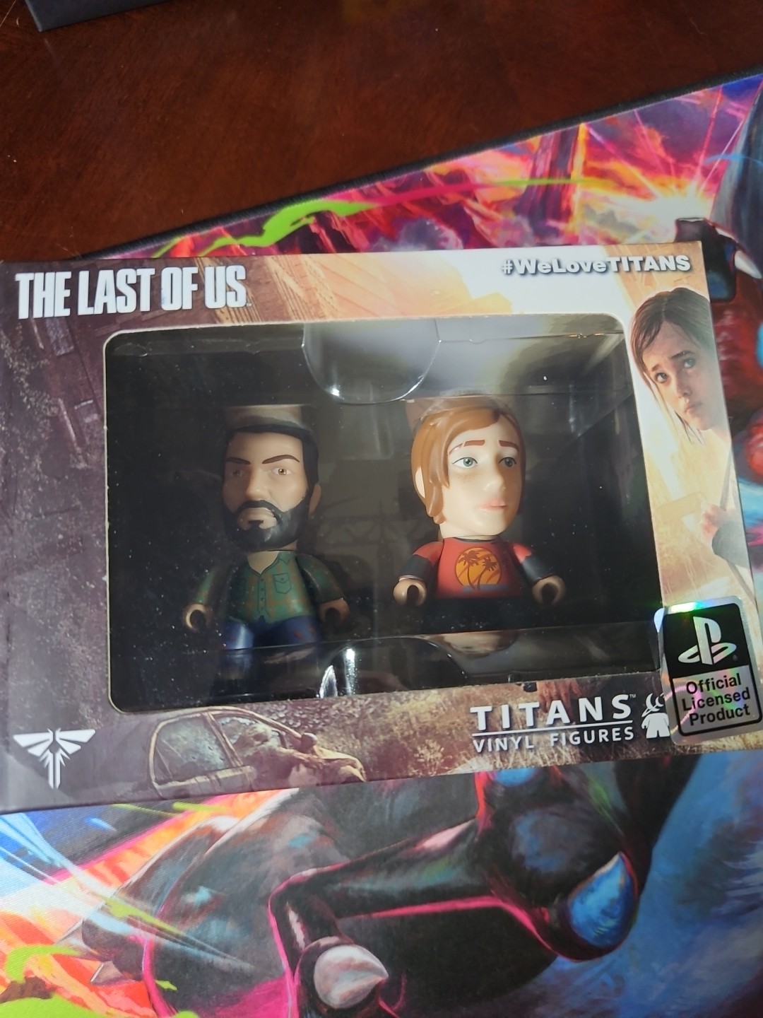 The Last of Us Titans 3&Prime; Vinyl Figures Pack Joel & Ellie Officially Licensed