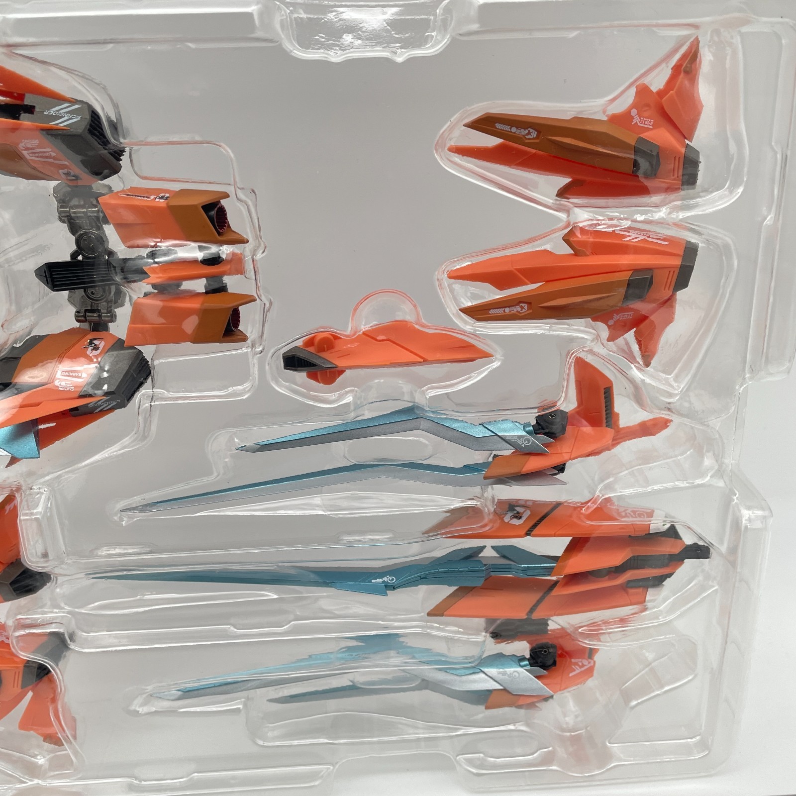 ZOIDS CHOGOKIN CHANGING ARMOR set for RZ-041 LIGER ZERO BANDAI