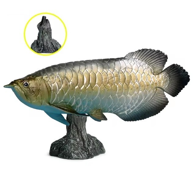 Arowana Fish Sea Animal Toy PVC Action Figure Doll Kids Toys Party Gifts