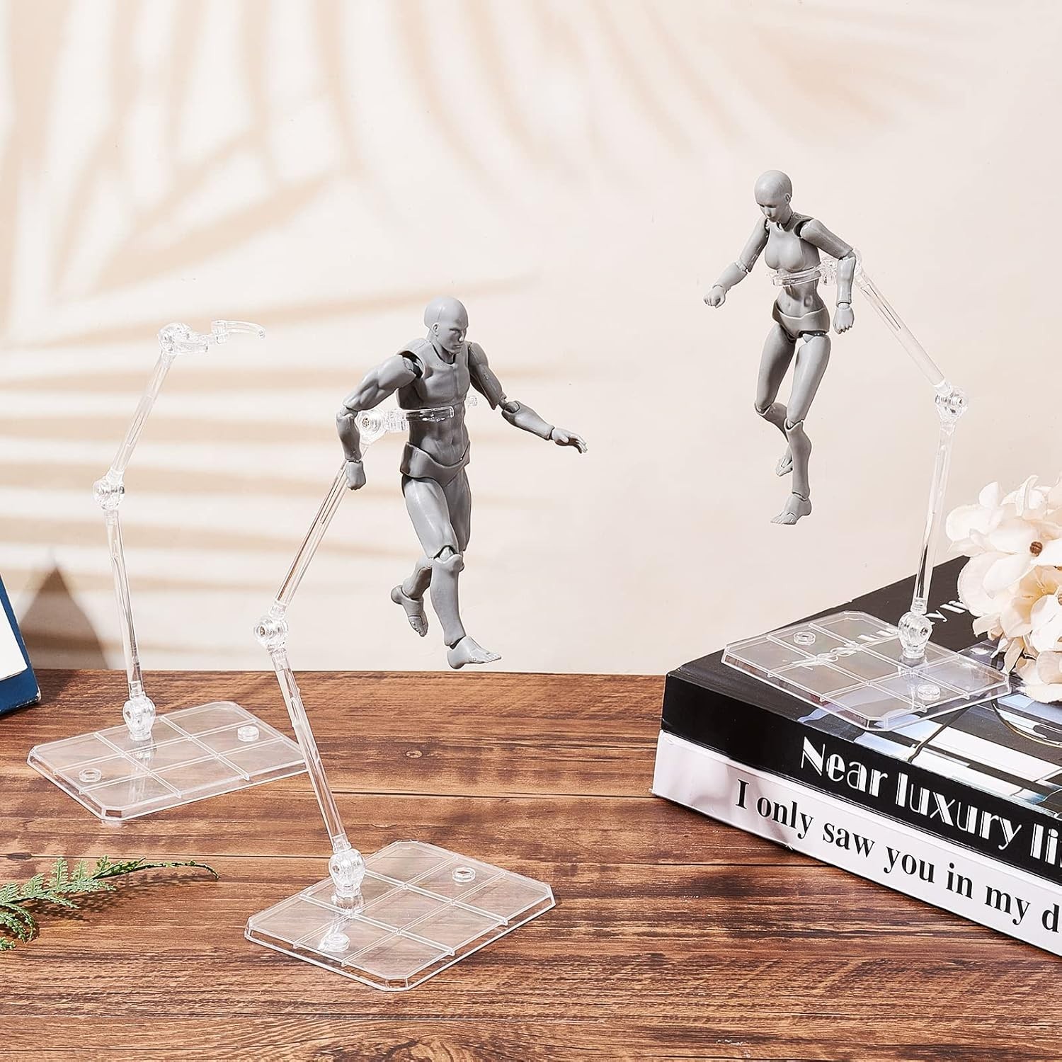 Lightweight 8-Pack Clear Stands for 6-Inch Action Figures – Assembles Easily