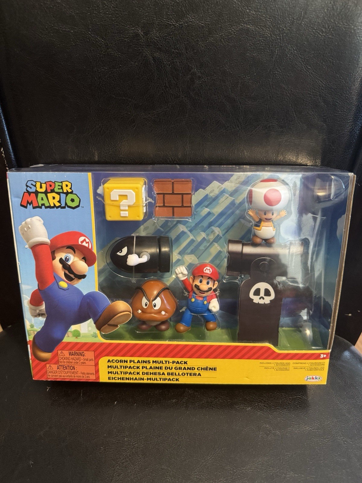 SUPER MARIO Nintendo Acorn Plains Diorama Set 2.5&Prime; Figure Multipack