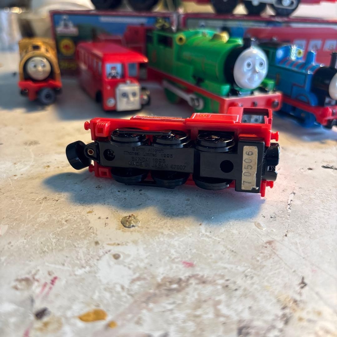 Tomy Thomas Engine Set Plarail Train Collection Vintage Toy Model Diorama
