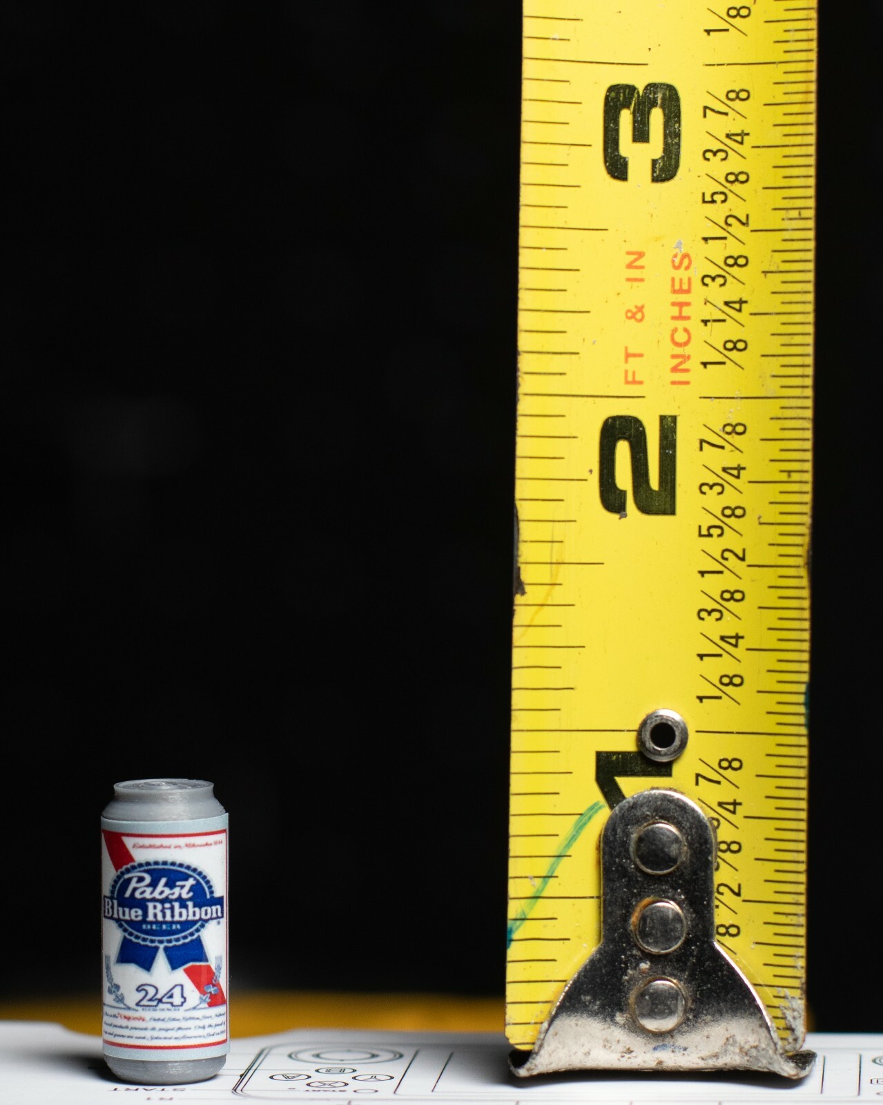 Miniature Beer Can Accessory for Legends, Mezco, NECA Action Figure/Dollhouse