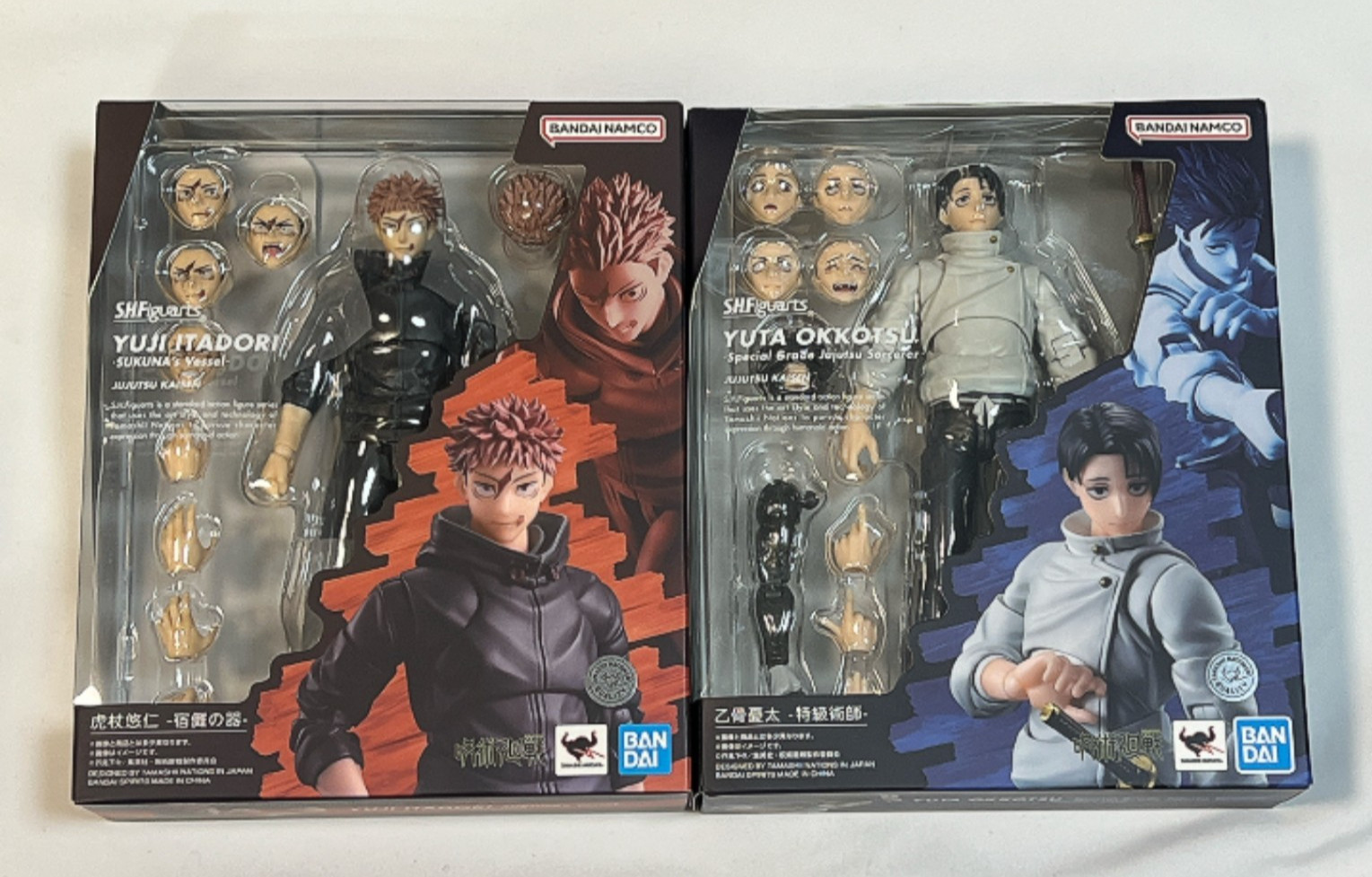 S.H.Figuarts Jujutsu Kaisen Yuji Itadori Sukuna&rsquo;s Vessel & Yuta Okkotsu SGJS