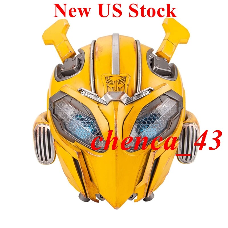 US Ship!! Touch/Remote/Voice Control 1:1 Bumblebee Helmet Halloween Cosplay Prop