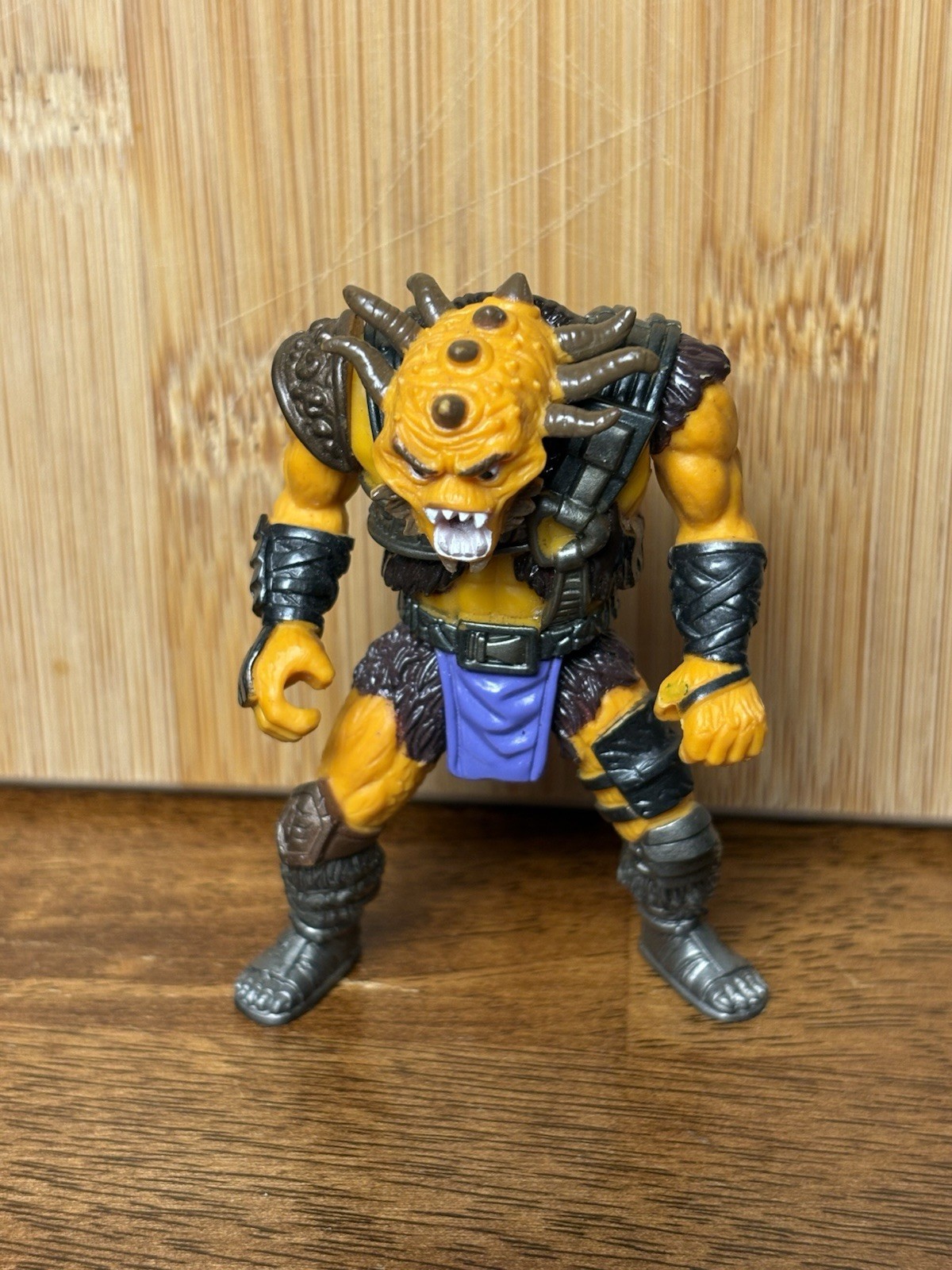 2003 Chap Mei Beast Raider Savage Warrior Action Figure Loose 3.5” Orange Ogre