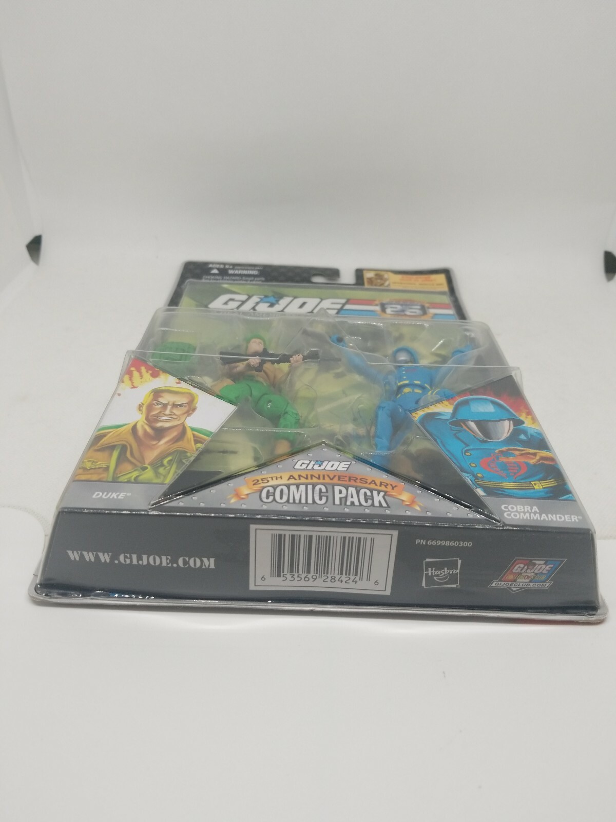 G.I. JOE Comic Pack DUKE & COBRA COMMANDER 25TH Anniversary Figure Larry Hama
