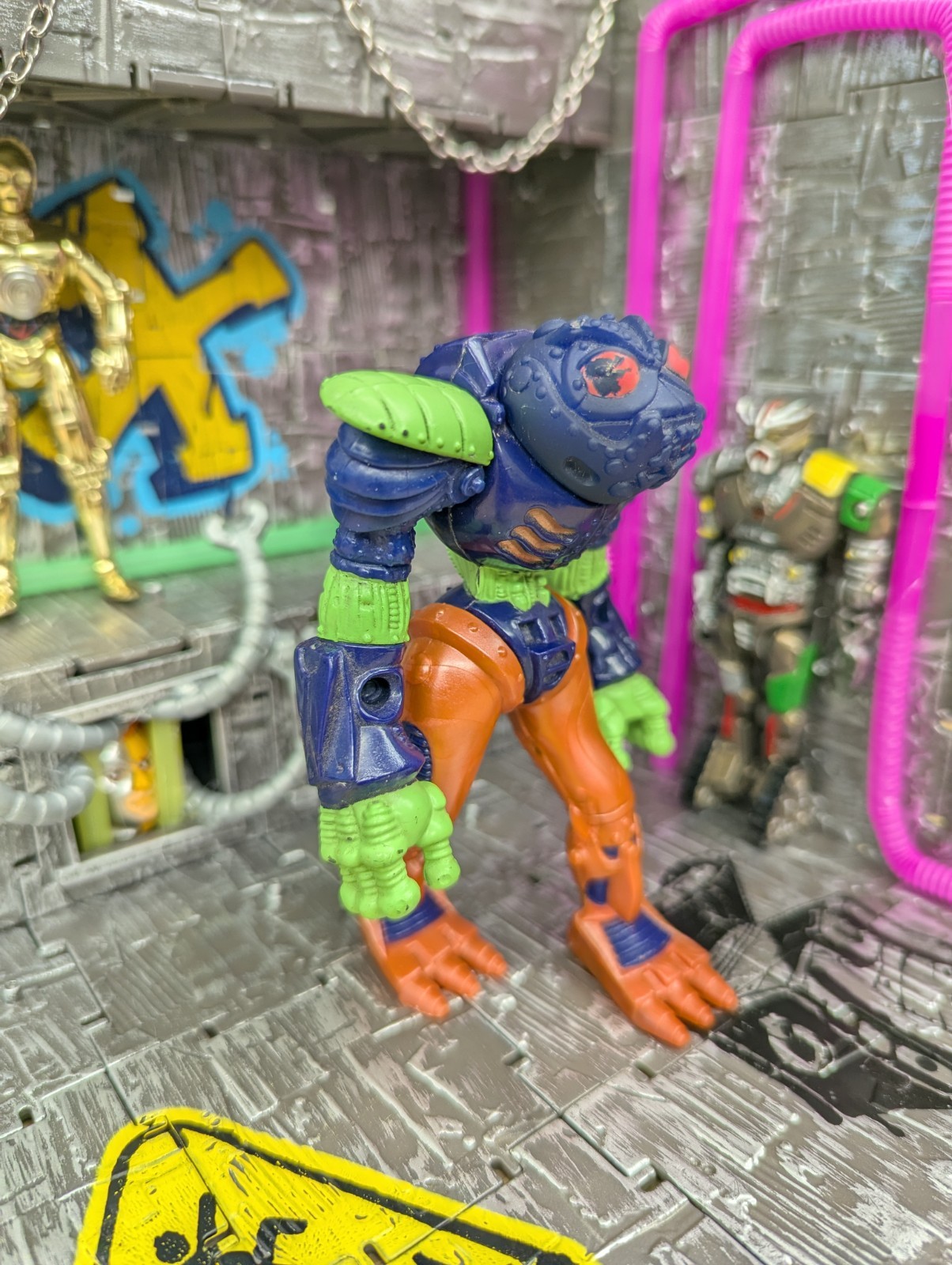 1990 Hasbro Bucky O’Hare Toadborg Figure Toad Wars Vintage