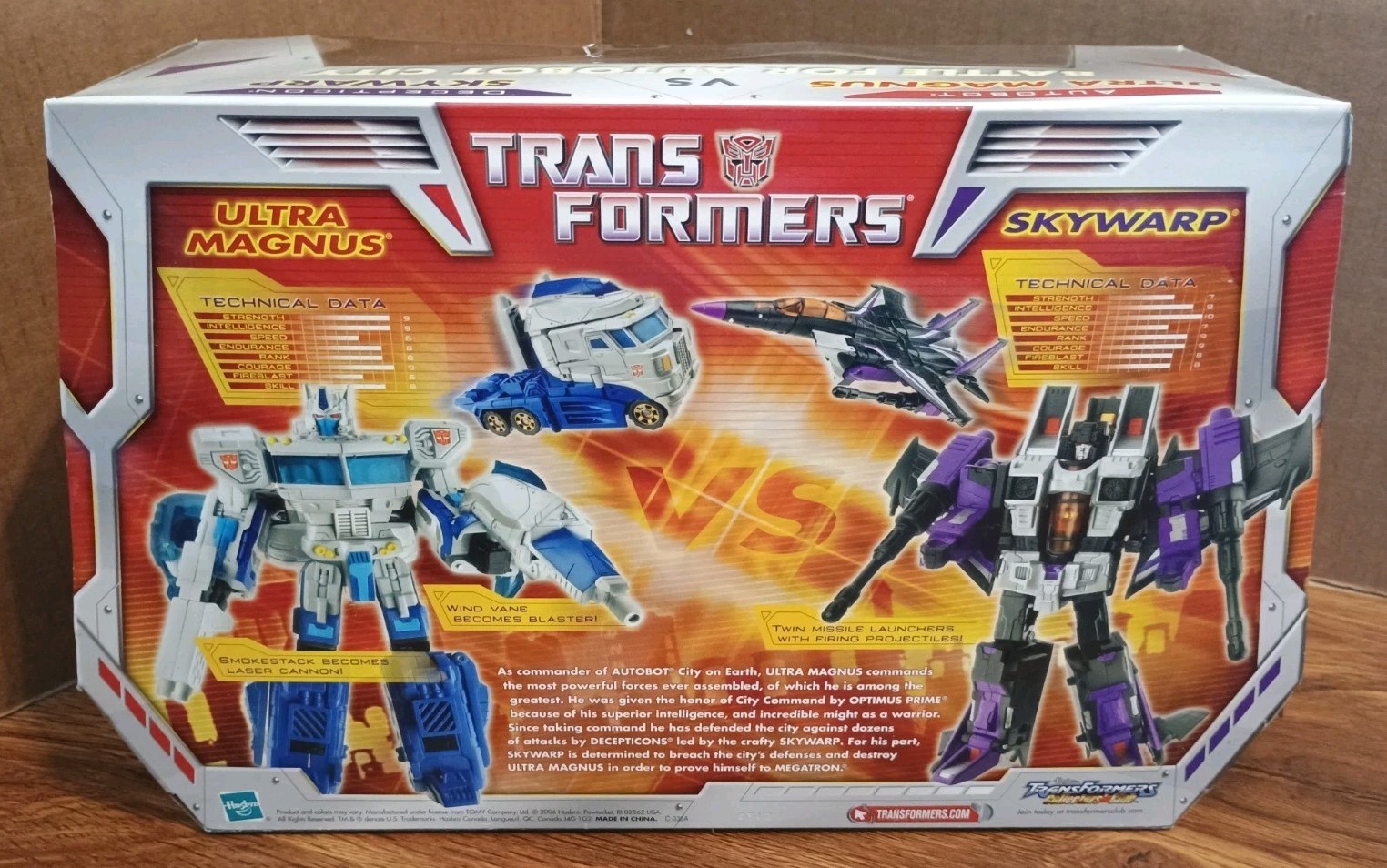 Transformers Classics Battle for Autobot City Ultra Magnus Skywarp NEW Sealed