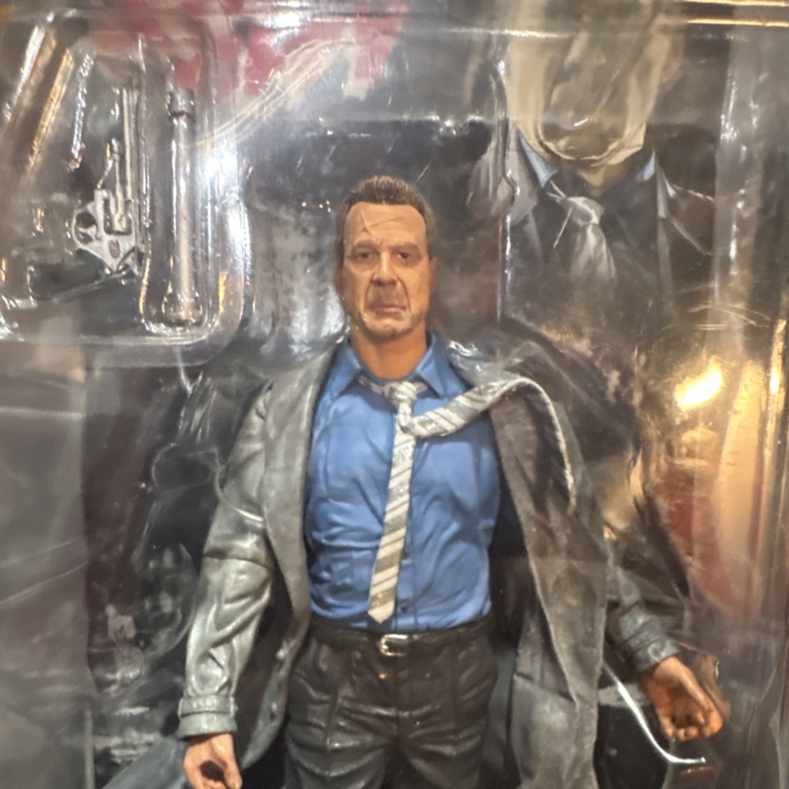 NECA Sin City Hartigan Series 1 Boxed Action Figure Revolver Lead Pipe