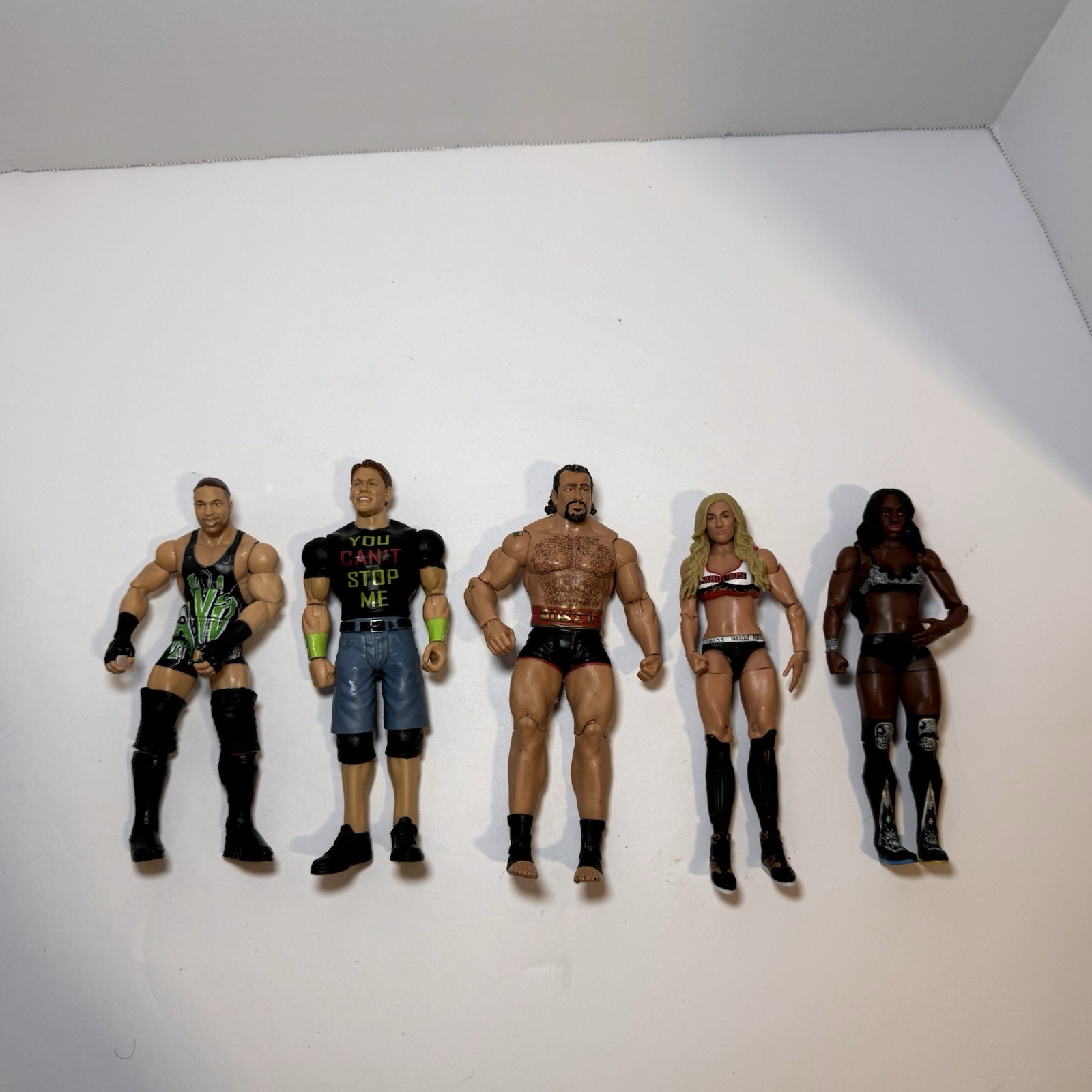 Y2K Mattel WWE Loose Figure Lot Of 5 John Cena