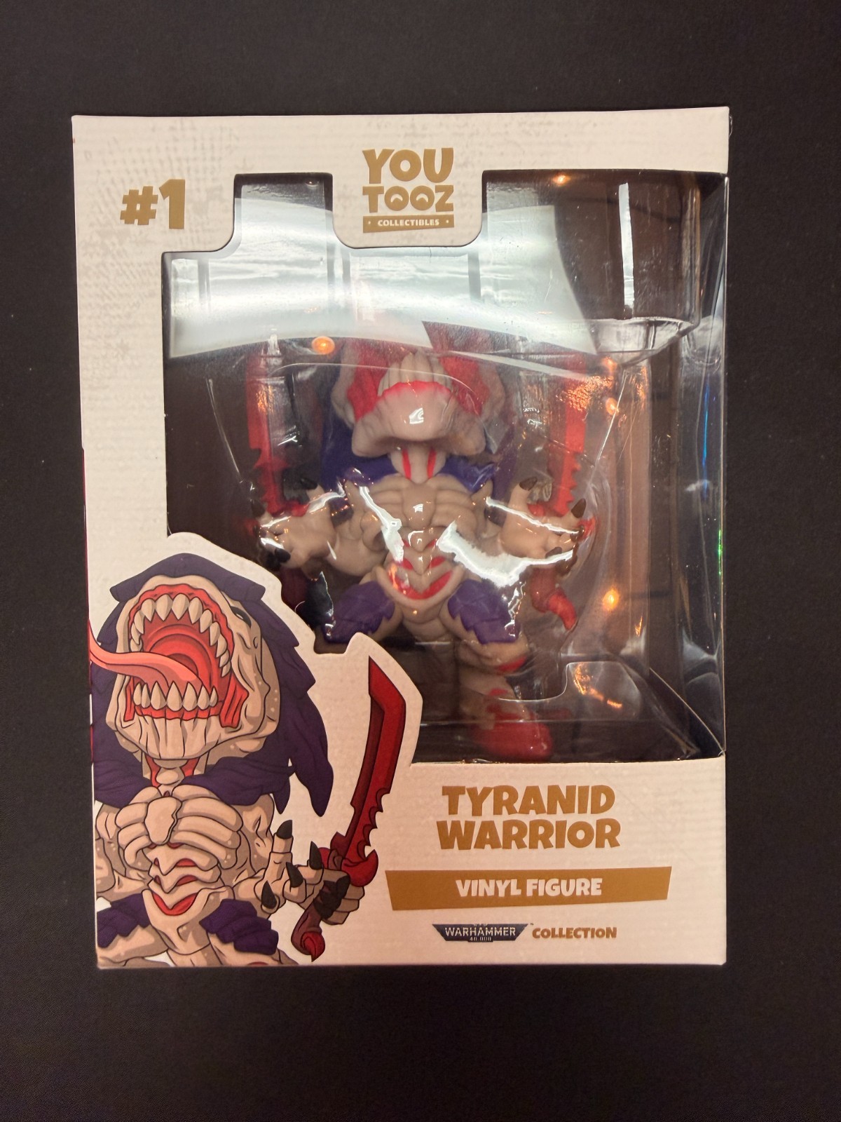 Youtooz Vinyl Figure: Space Marine II #1 Tyranid Warrior – New & Sealed!