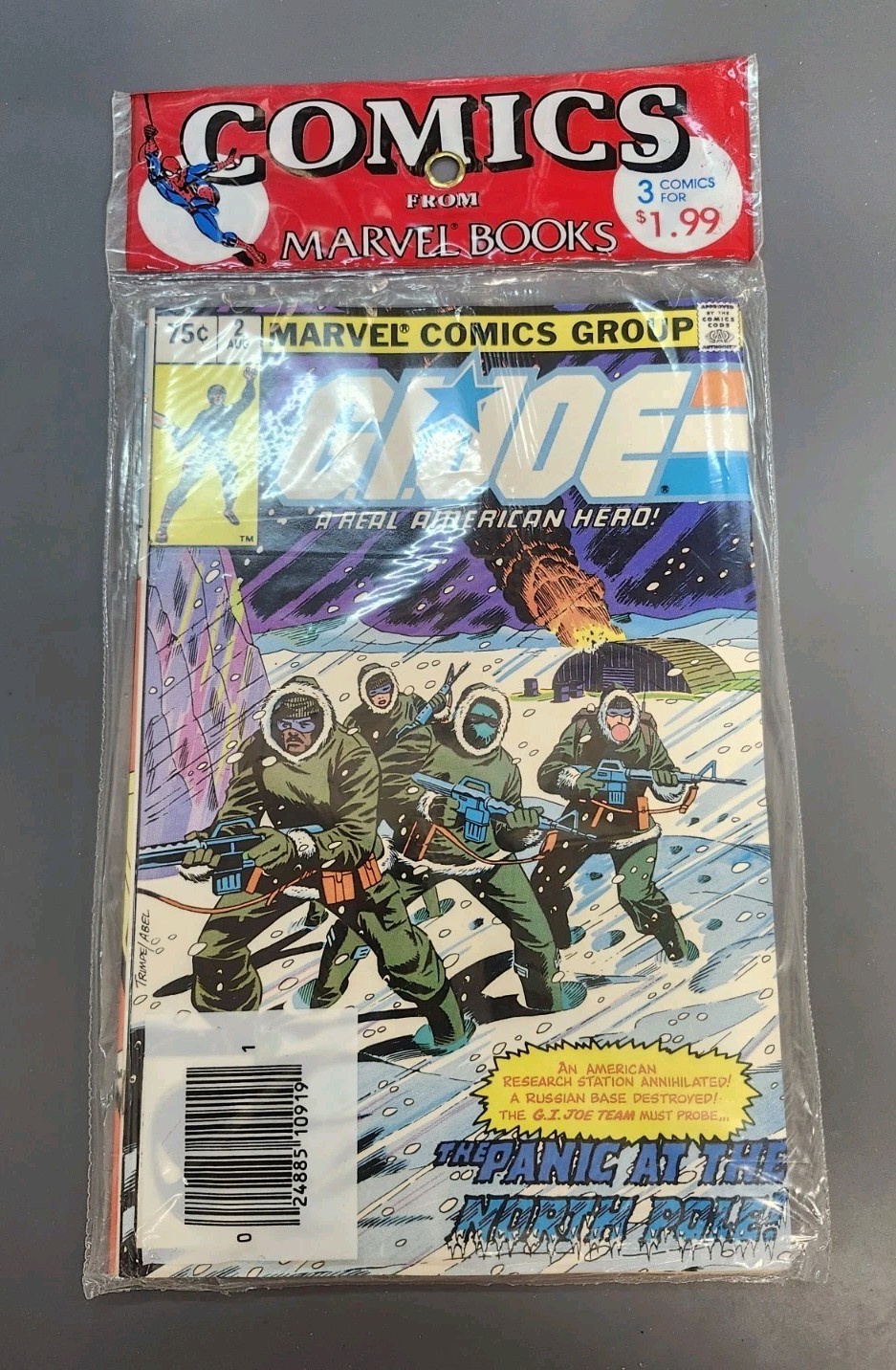 G.I. Joe A Real American Hero Comic Book 3 Pack #2,36,37 ~ Unopened Condition