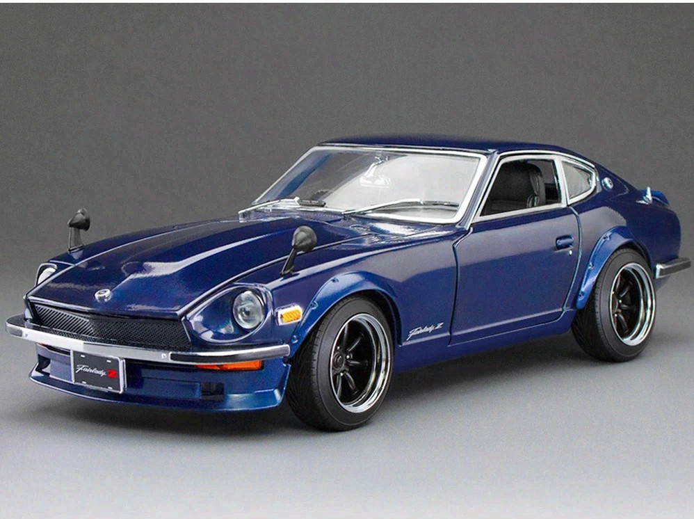 1970 NISSAN FAIRLADY Z (S30) RHD MIDNIGHT BLUE 1/18 DIECAST BY SUN STAR 3515 R