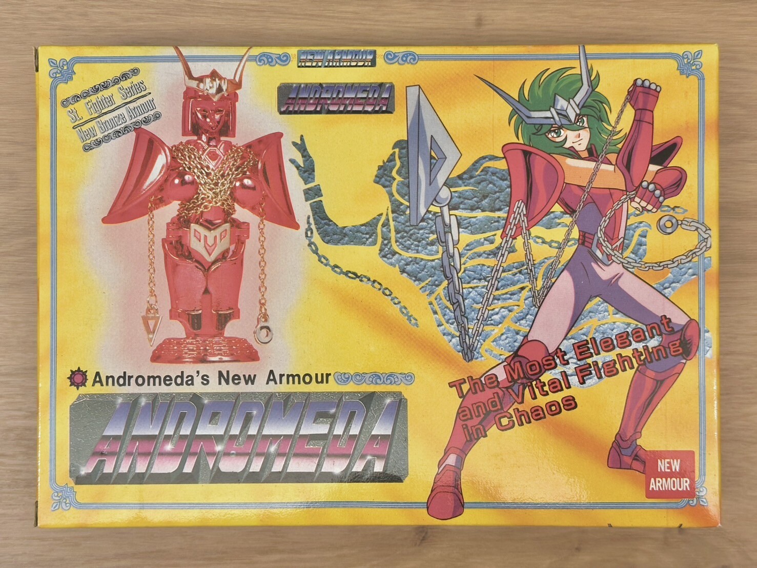1990&rsquo;s Vintage Saint Seiya S-16 St Fighter New Bronze Armour Andromeda Shun