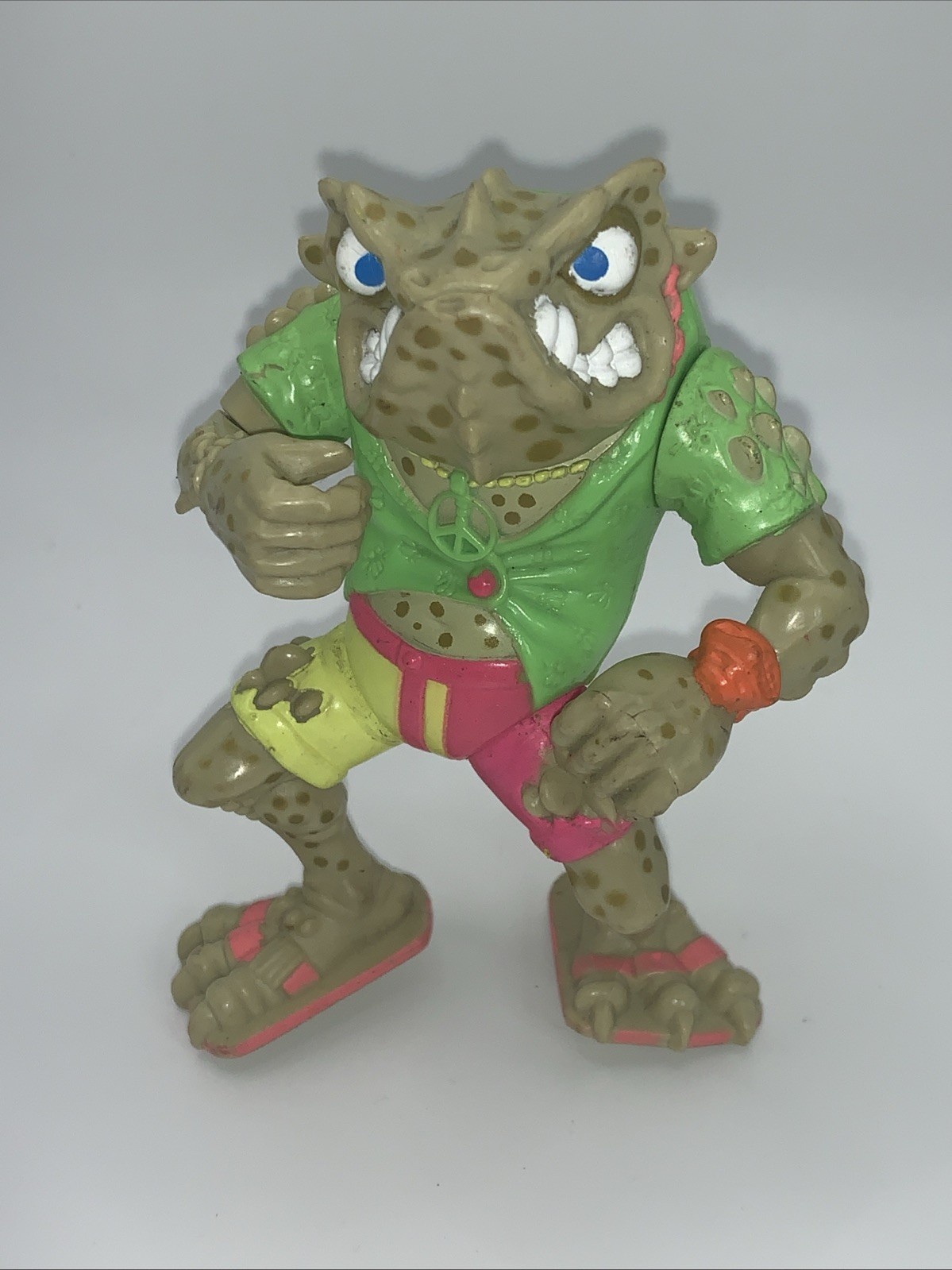 1990 Playmates TMNT NAPOLEON BONAFROG Action Figure Teenage Mutant Ninja Turtles