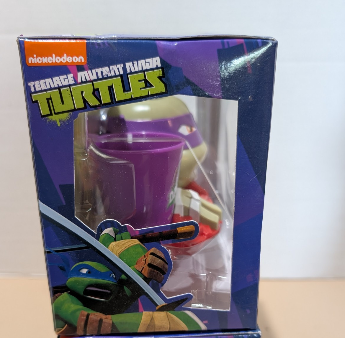 Donatello TMNT Turtles Shellshock Smile Set Toothbrush Holder NIB