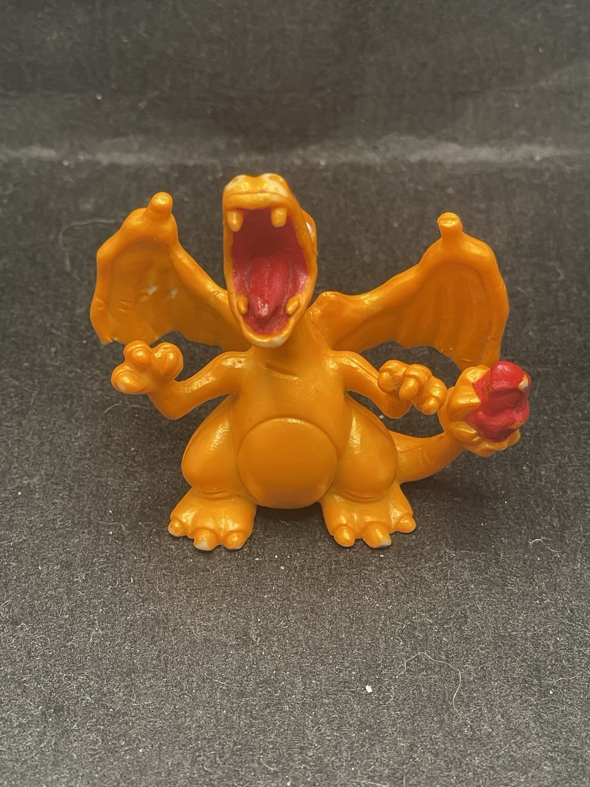 Pokémon vintage TOMY RARE orange metallic Charizard 2&Prime; Figure 1999