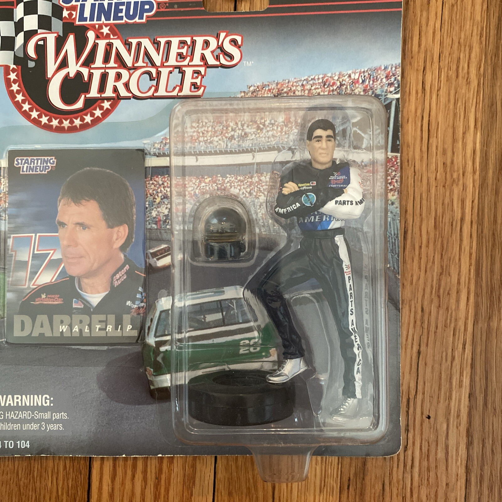 Starting Lineup Darrell Waltrip Figure Winners Circle 1997 With Card Helmet NIP