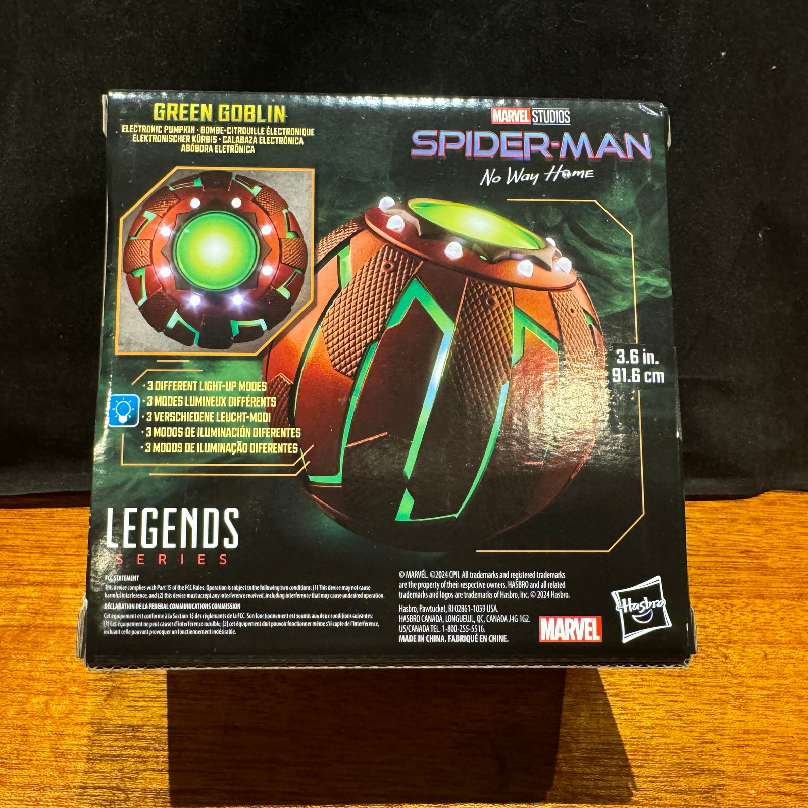 Marvel Legends GREEN GOBLIN Electronic PUMPKIN BOMB Prop Replica