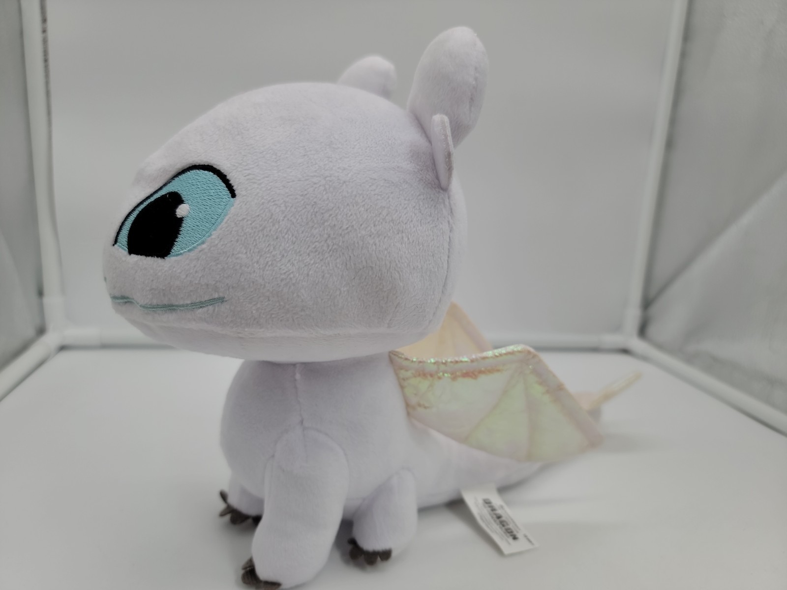 How to Train Your Dragon Hidden World Light Fury Plush 12&Prime; Long Shiny Wings Toy