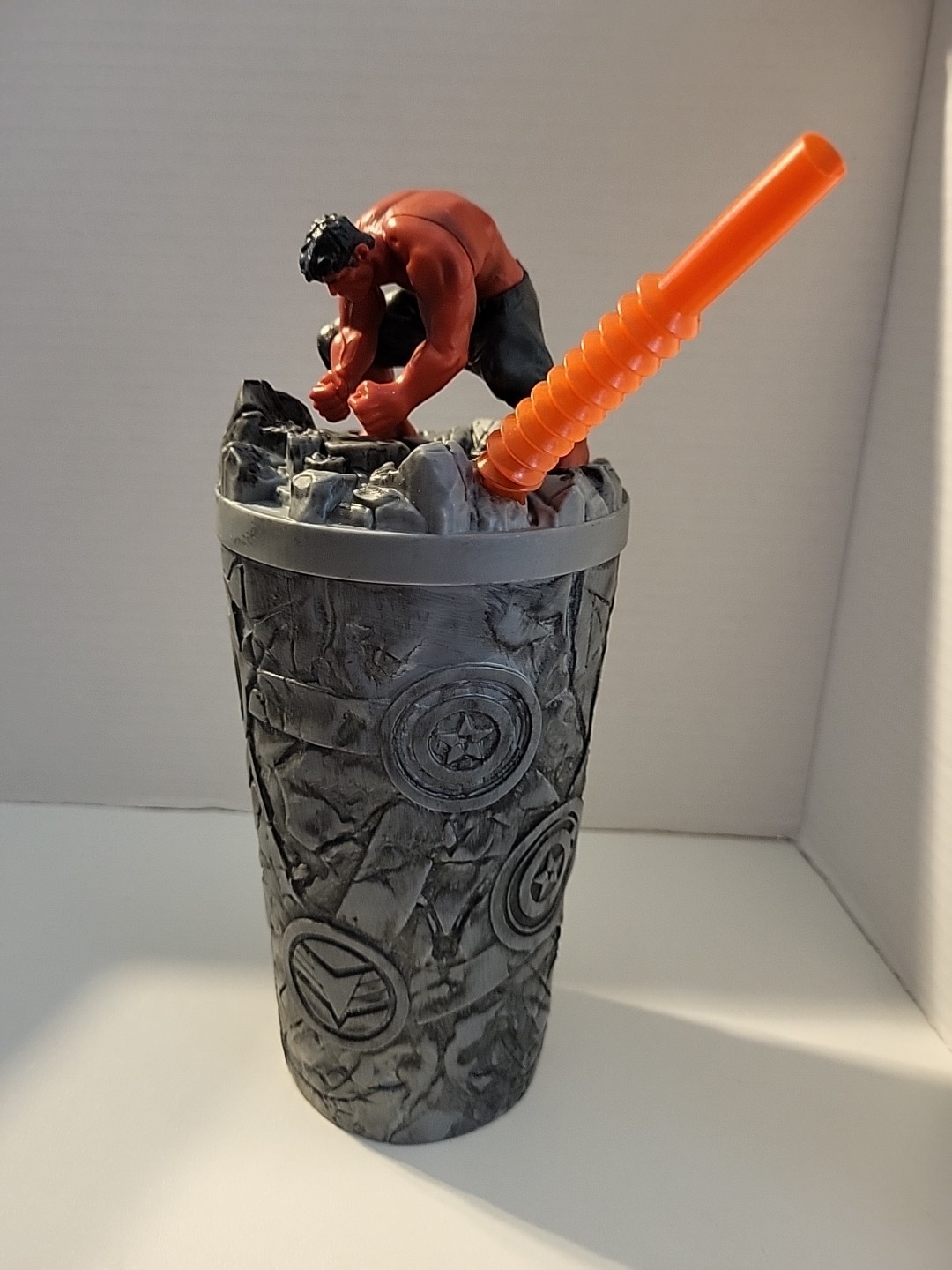 New Marvel Captain America Brave New World Red Hulk Cinema Cup With Straw