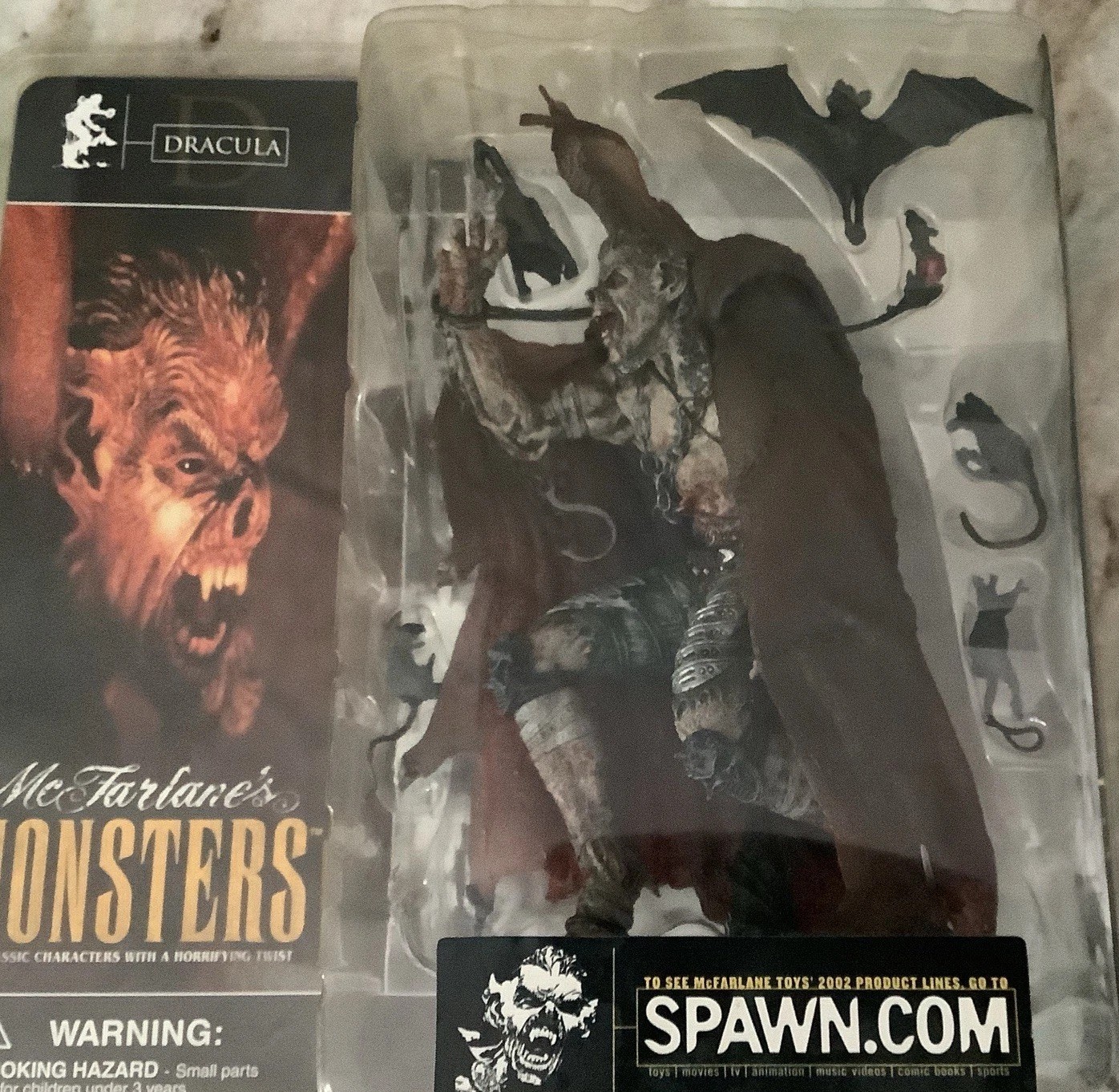 Bloody Dracula Action Figure Monsters Series 1 2002 McFarlane Toys
