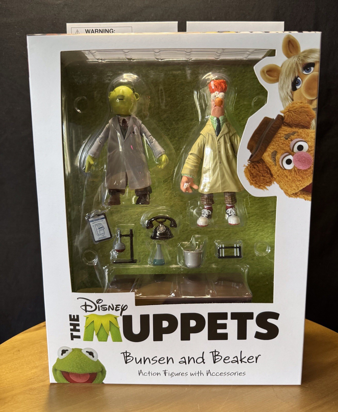 2020 The Muppets 🔥 BUNSEN AND BEAKER AFs w ACCs 🔥 Diamond Select ~UNOPENED~