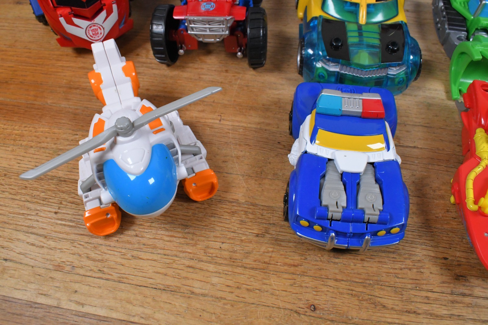 13x Transformers Playskool Heroes Rescue Bots 12&Prime; to 4&Prime; in Size