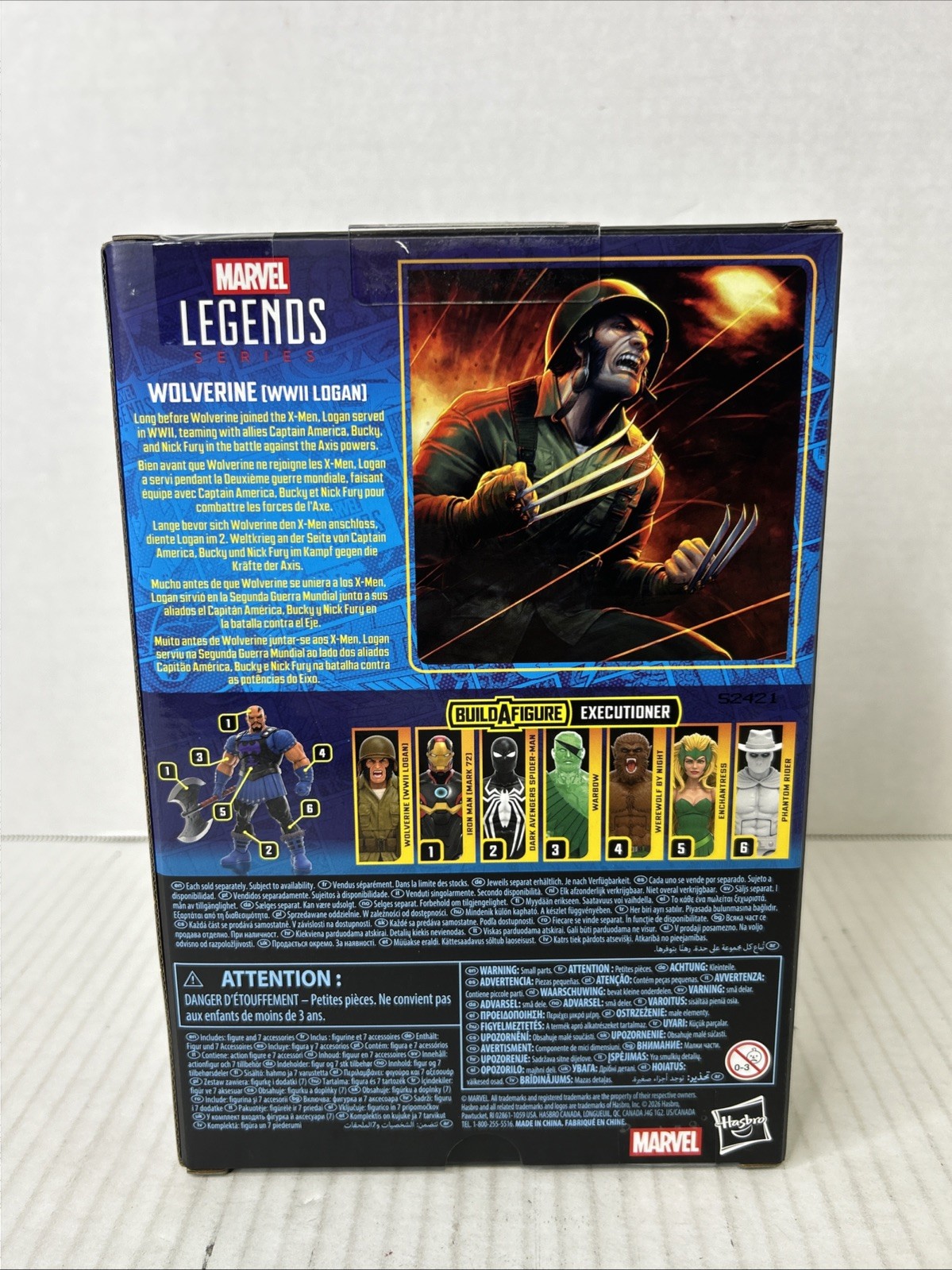 Marvel Legends | Wolverine WWII Logan – Executioner BAF | NEW UNOPENED F2