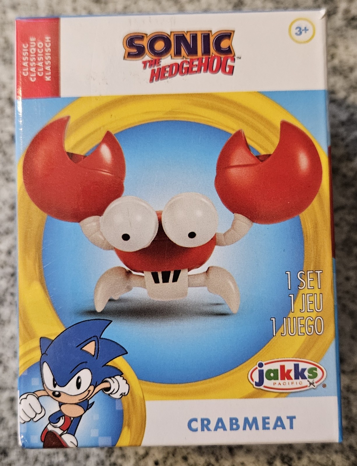 CRABMEAT Sonic The Hedgehog Jakks Pacific 2.5&Prime; Figure New