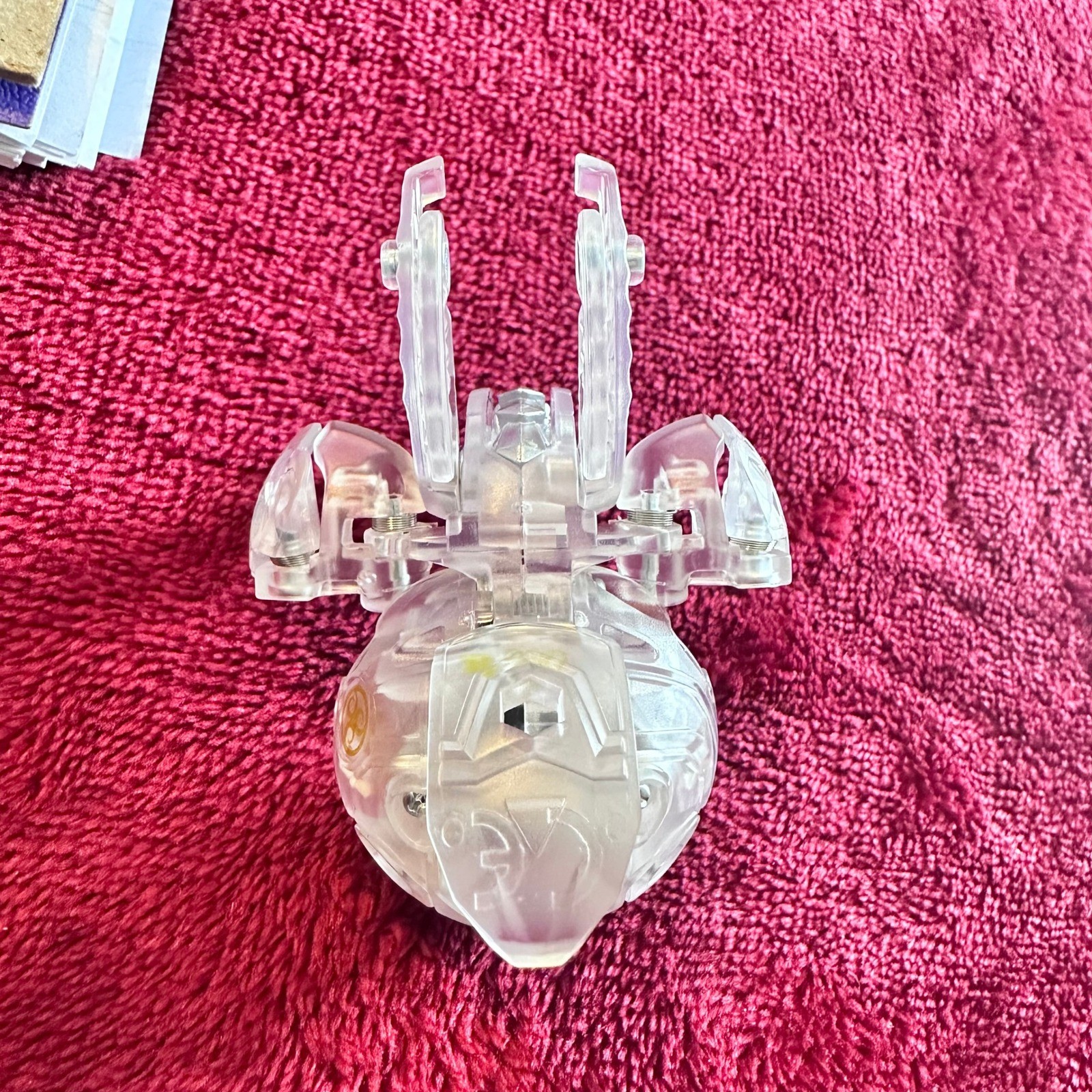 Bakugan Haos Lumagrowl Translucent Light Up Blue LED 600G Gundalian Invaders