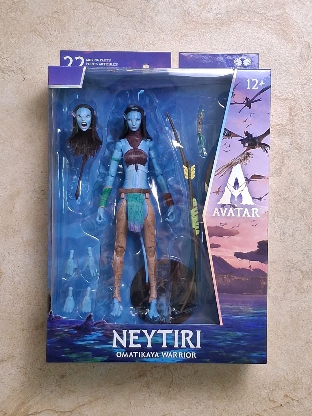 NEW! McFarlane Toys Avatar: Fire & Ash Neytiri Omatikaya Warrior Action Figure