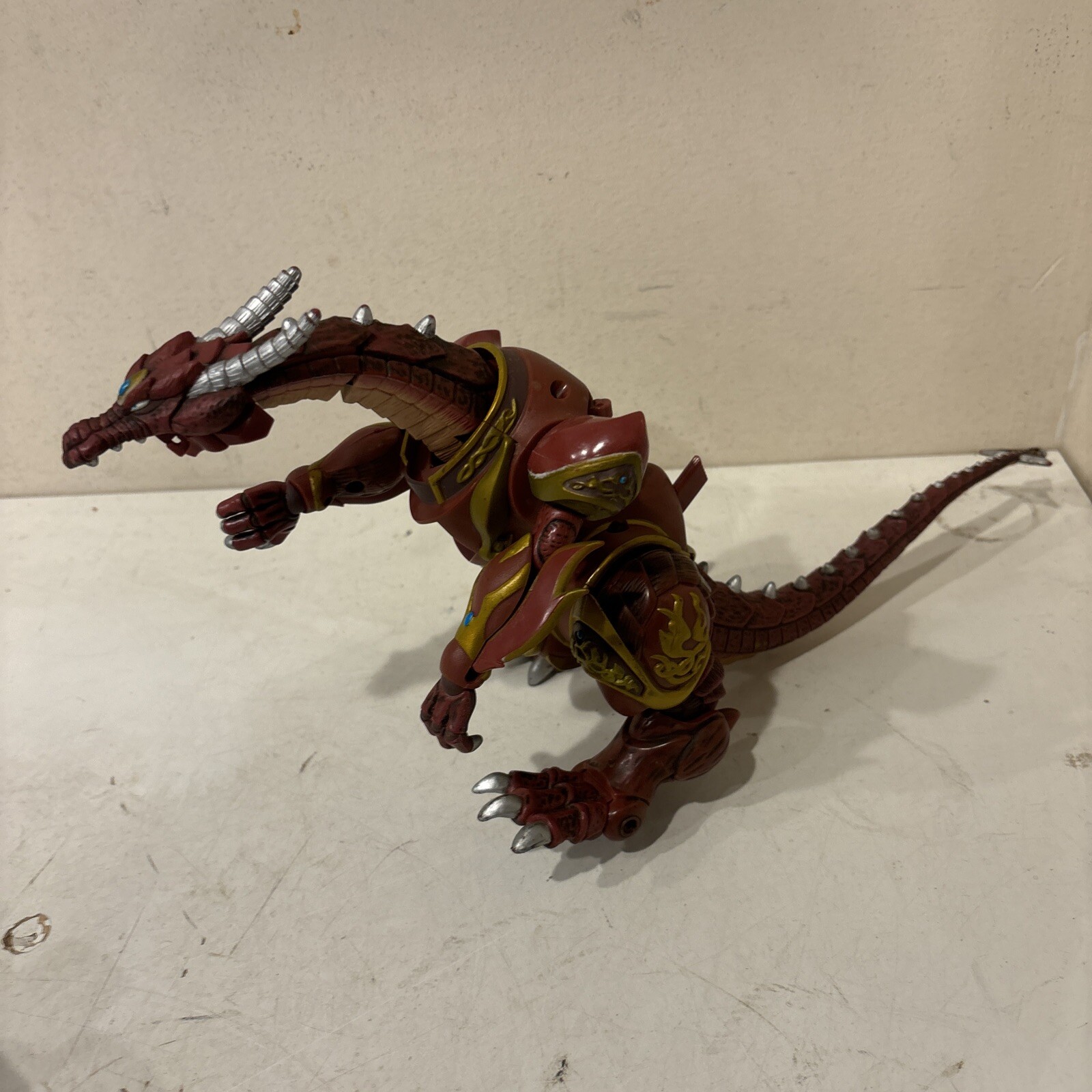 1998 Bandai Mystic Knights of Tir Na Nog PYRE The Fire Dragon of Dare FOR PARTS