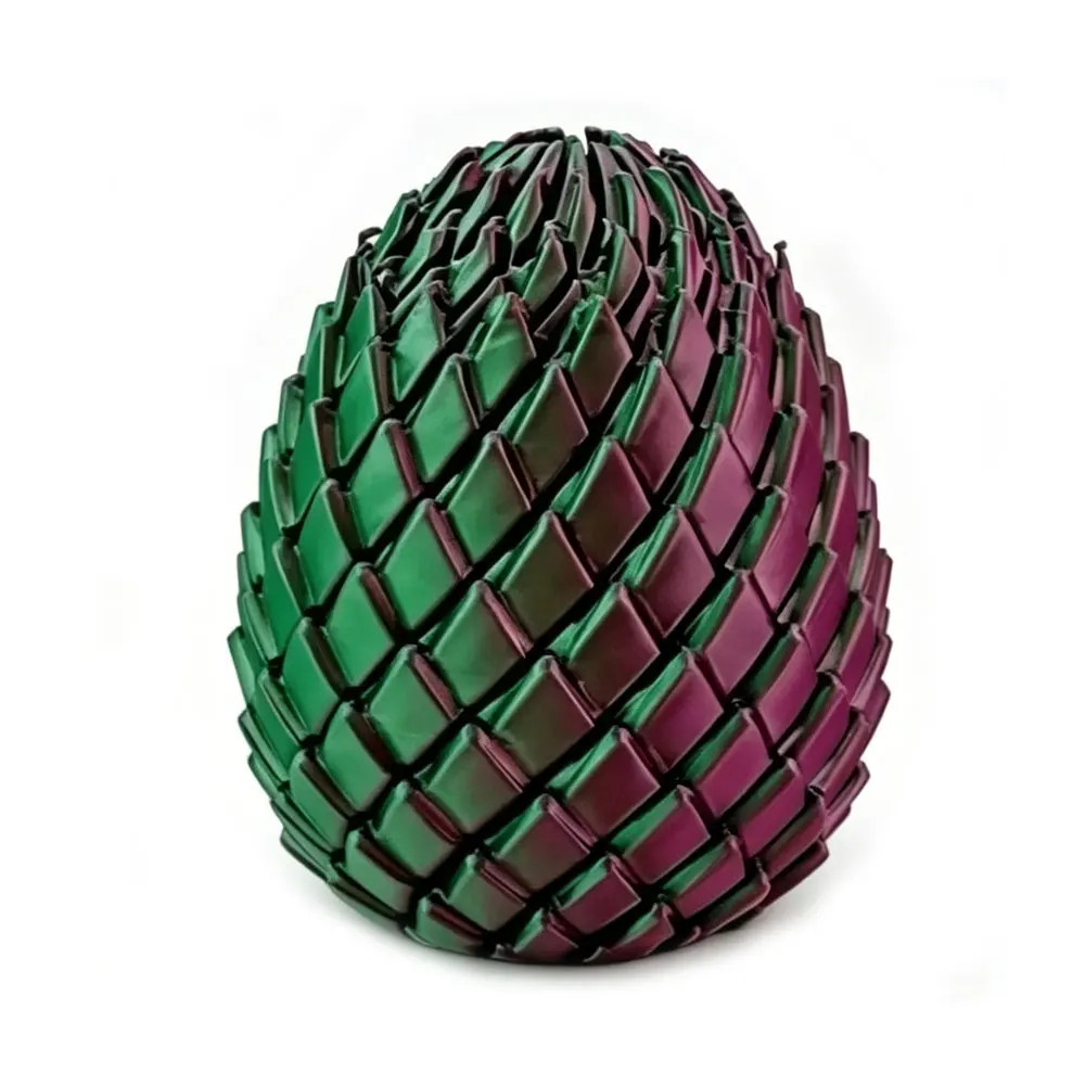 3D Printing Dragon Egg Stress Relief Model, Deformable Twist Egg, Creative Stres
