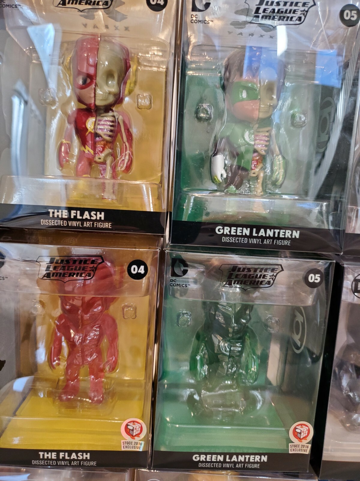🔥RARE🔥COMPLETE🔥 lot 36 Jason Freeny XXRAY Dissected Vinyl DC Comics Figure