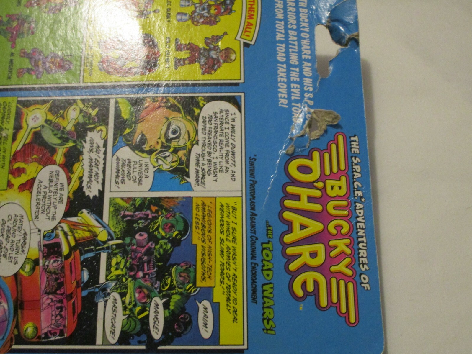 Hasbro Bucky O’Hare The Toad Wars Toadborg Bronze Legs #6 7295 Action Figure