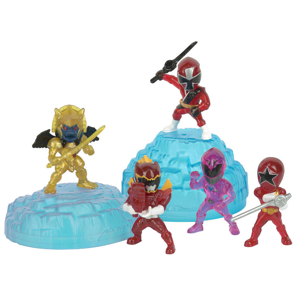 POWER RANGERS MICRO MORPHINS CAPSULE FIGURE 5 PACK TRANSLUCENT LE 2250 SDCC 2017