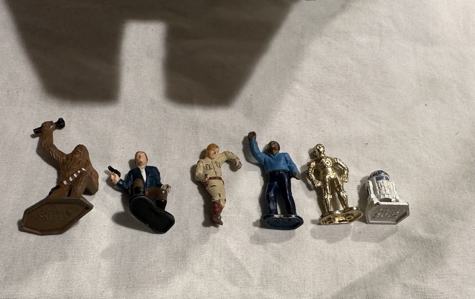 Vintage Star Wars 1982 Micro Collection Millennium Falcon Kenner Comp W Figures