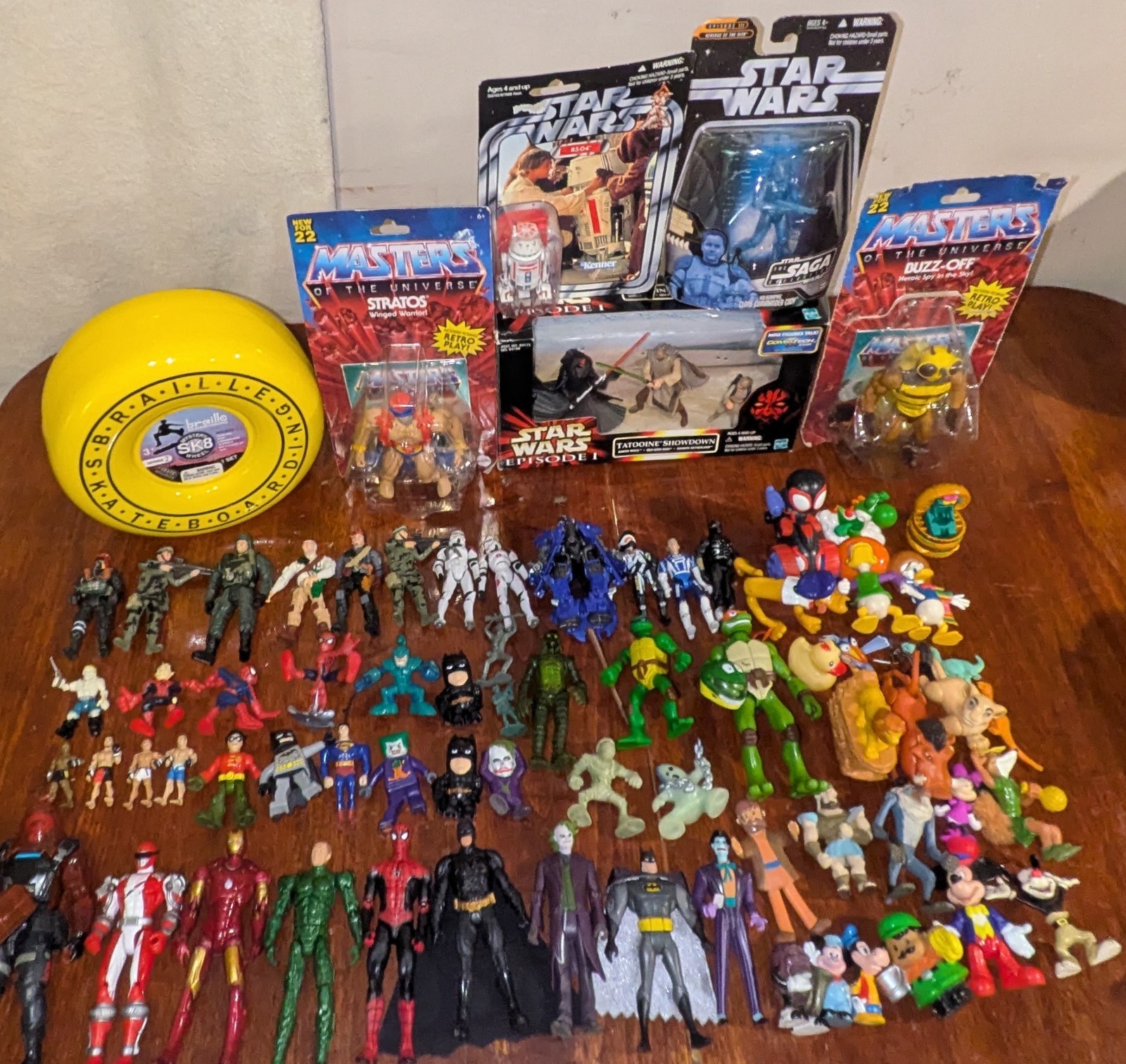 Assorted New&Loose ActionFigure& Toy Lot Disney StarWars Marvel Fortnite Motu DC